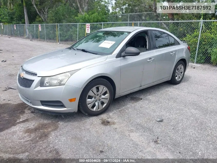 2014 Chevrolet Cruze Ls Auto VIN: 1G1PA5SH3E7187592 Lot: 40354625