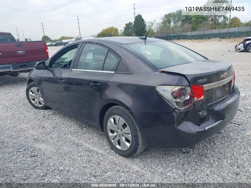 2014 Chevrolet Cruze VIN: 1G1PASSH6E7469435 Lot: 40354685