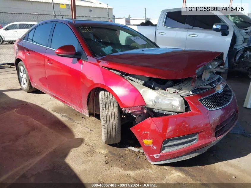 2014 Chevrolet Cruze 1Lt Auto VIN: 1G1PC5SB0E7416476 Lot: 40357483