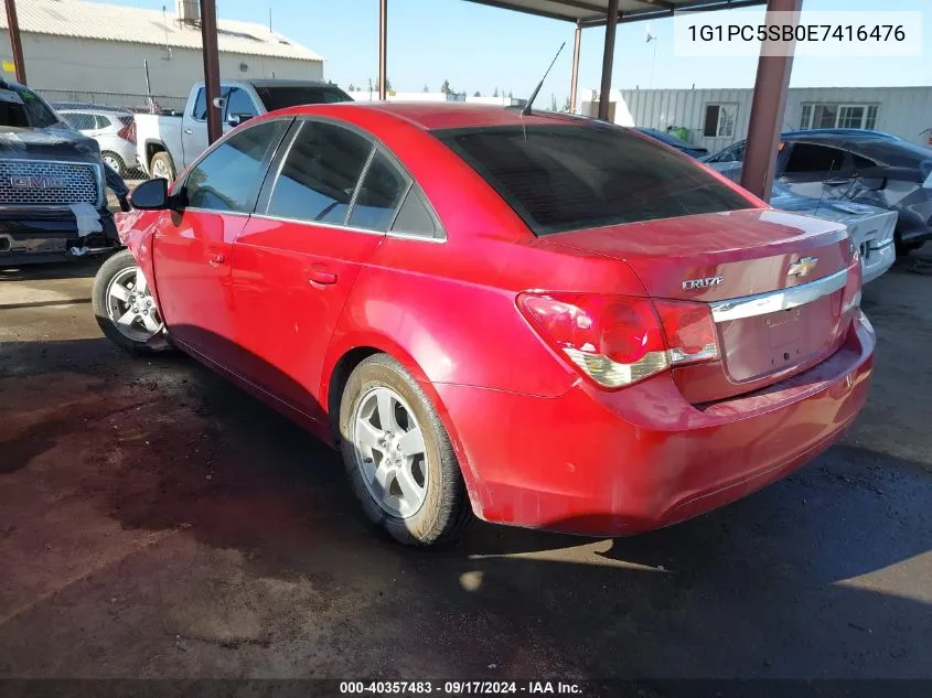 1G1PC5SB0E7416476 2014 Chevrolet Cruze 1Lt Auto