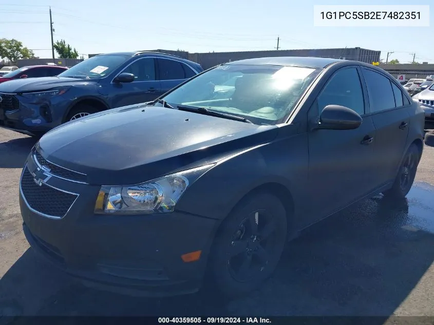 1G1PC5SB2E7482351 2014 Chevrolet Cruze 1Lt Auto