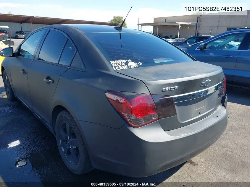 1G1PC5SB2E7482351 2014 Chevrolet Cruze 1Lt Auto