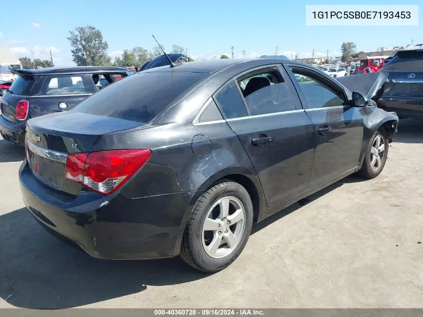 1G1PC5SB0E7193453 2014 Chevrolet Cruze 1Lt Auto