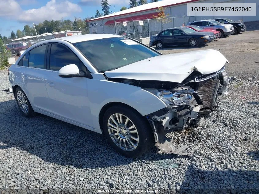 2014 Chevrolet Cruze Eco Auto VIN: 1G1PH5SB9E7452040 Lot: 40373681