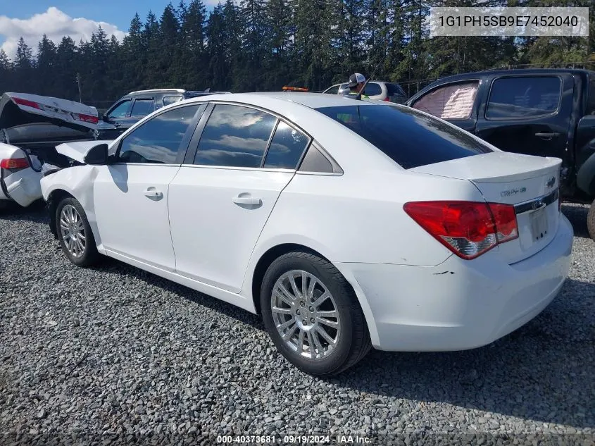 2014 Chevrolet Cruze Eco Auto VIN: 1G1PH5SB9E7452040 Lot: 40373681