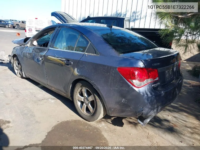 1G1PC5SB1E7322266 2014 Chevrolet Cruze 1Lt Auto