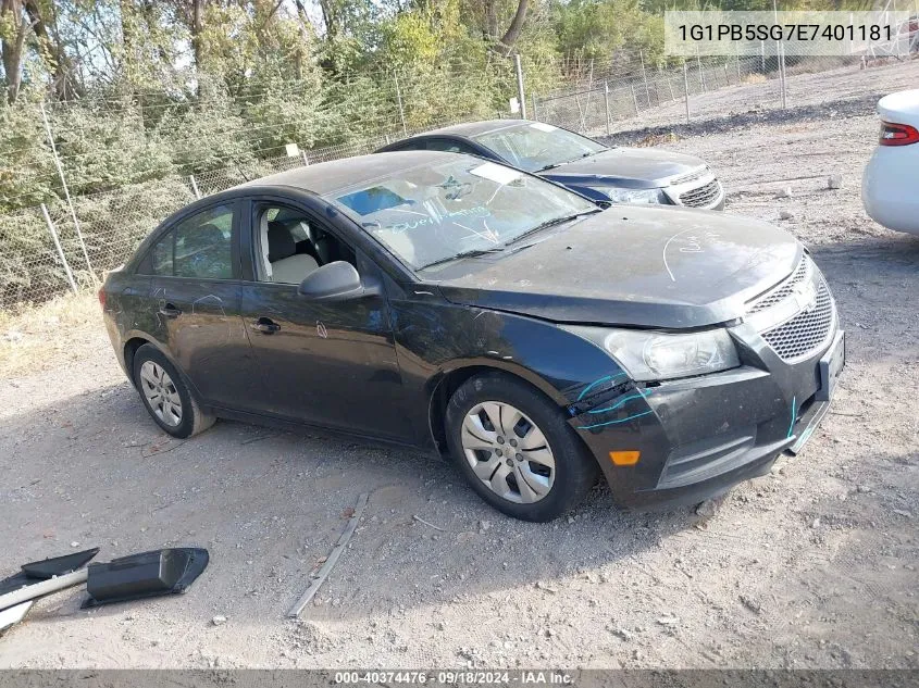 2014 Chevrolet Cruze Ls VIN: 1G1PB5SG7E7401181 Lot: 40374476