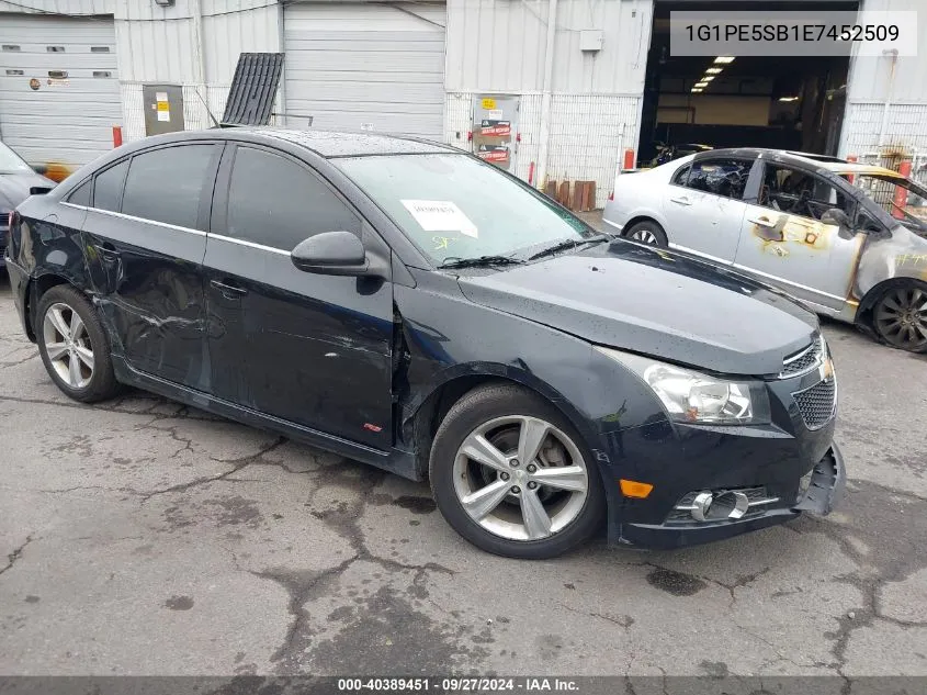 1G1PE5SB1E7452509 2014 Chevrolet Cruze 2Lt Auto