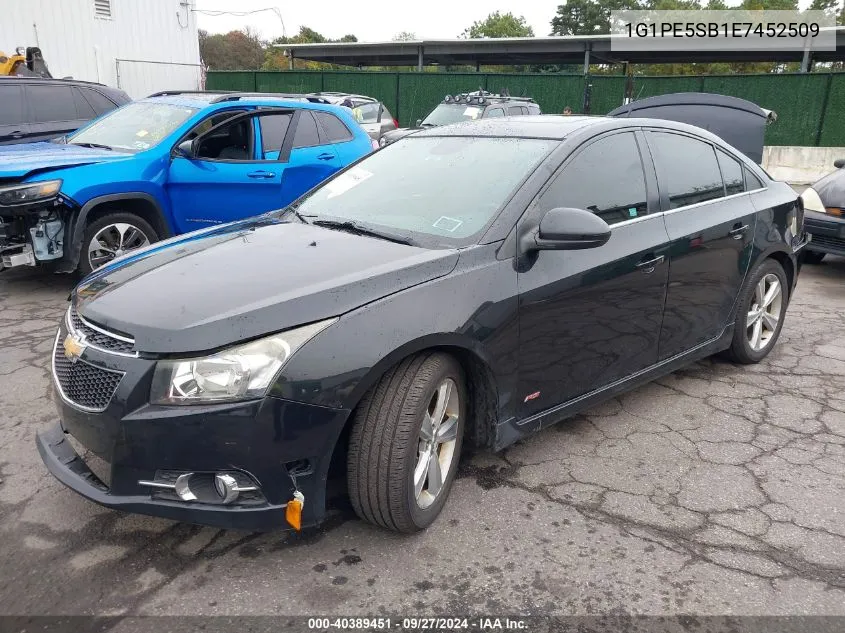 1G1PE5SB1E7452509 2014 Chevrolet Cruze 2Lt Auto