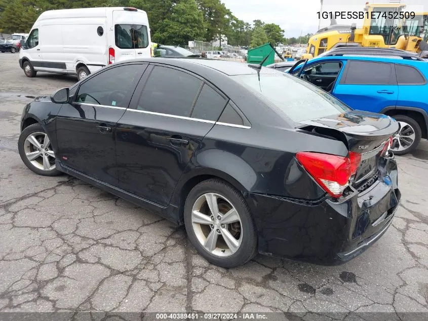 1G1PE5SB1E7452509 2014 Chevrolet Cruze 2Lt Auto