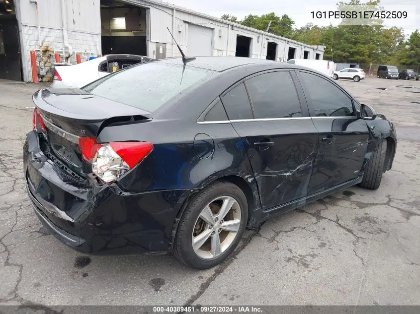 1G1PE5SB1E7452509 2014 Chevrolet Cruze 2Lt Auto