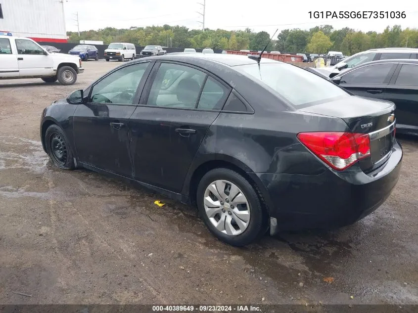 1G1PA5SG6E7351036 2014 Chevrolet Cruze Ls Auto