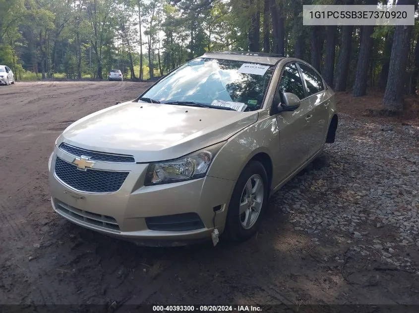 1G1PC5SB3E7370920 2014 Chevrolet Cruze 1Lt Auto