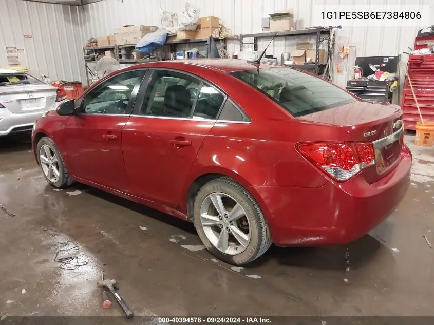 2014 Chevrolet Cruze 2Lt Auto VIN: 1G1PE5SB6E7384806 Lot: 40394578