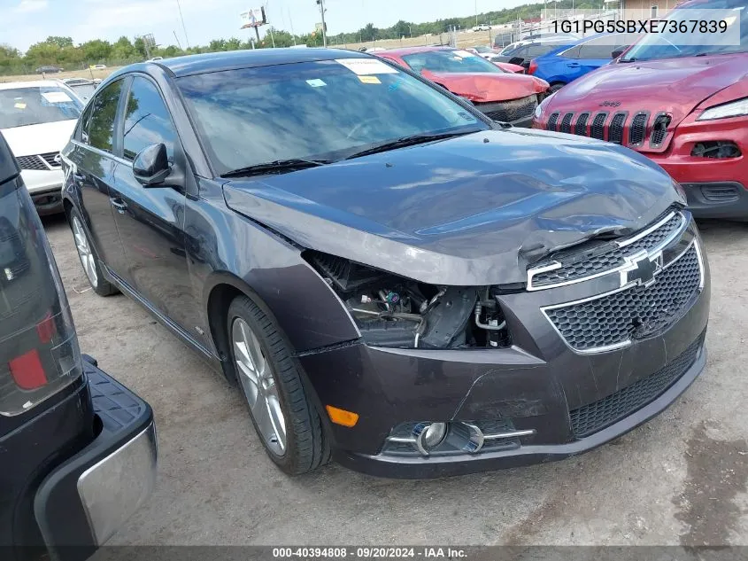 1G1PG5SBXE7367839 2014 Chevrolet Cruze Ltz