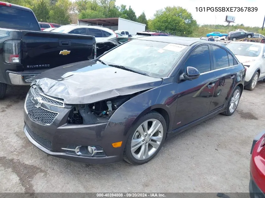 2014 Chevrolet Cruze Ltz VIN: 1G1PG5SBXE7367839 Lot: 40394808