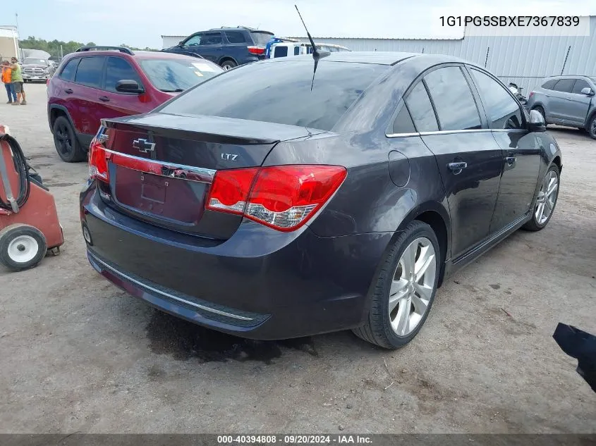 1G1PG5SBXE7367839 2014 Chevrolet Cruze Ltz