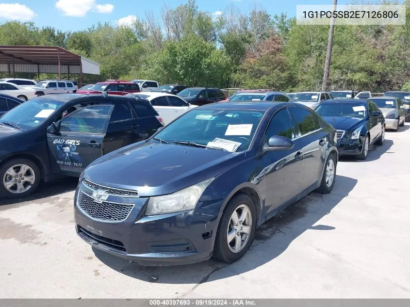 2014 Chevrolet Cruze 1Lt Auto VIN: 1G1PC5SB2E7126806 Lot: 40397693