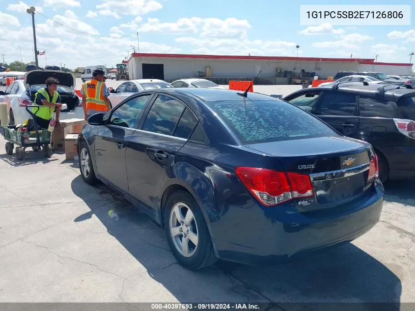 1G1PC5SB2E7126806 2014 Chevrolet Cruze 1Lt Auto