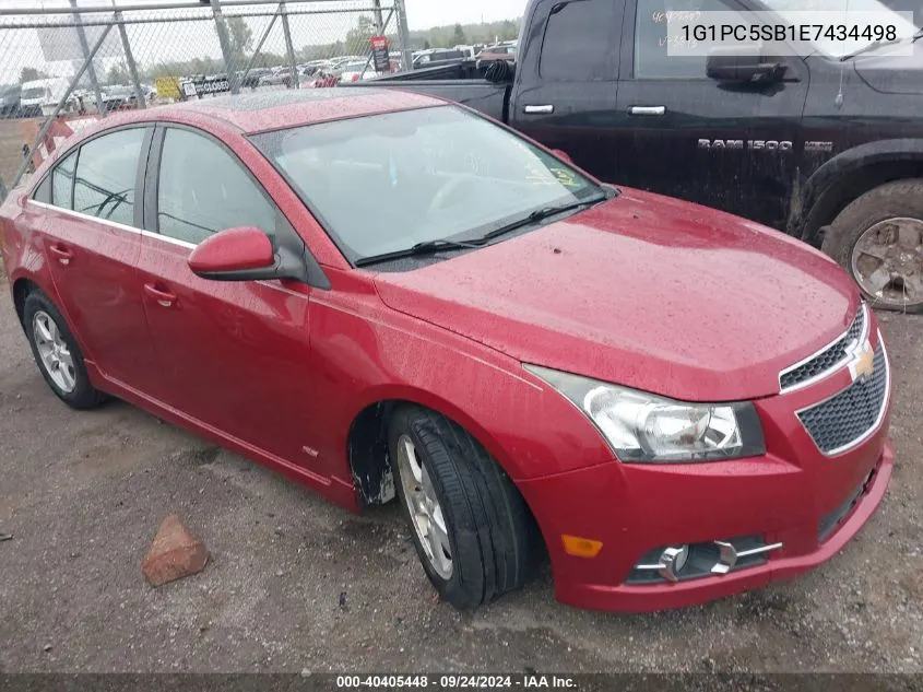 2014 Chevrolet Cruze Lt VIN: 1G1PC5SB1E7434498 Lot: 40405448