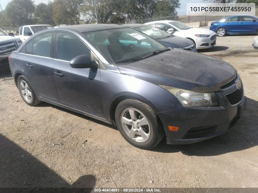 2014 Chevrolet Cruze 1Lt Auto VIN: 1G1PC5SBXE7455950 Lot: 40414691