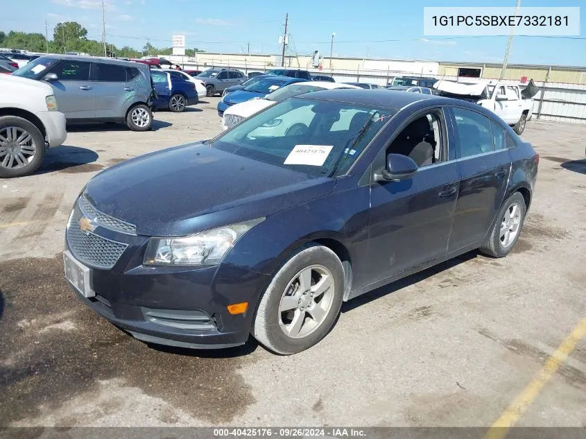 2014 Chevrolet Cruze 1Lt Auto VIN: 1G1PC5SBXE7332181 Lot: 40425176