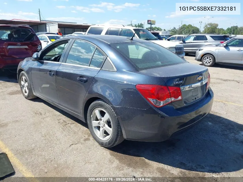 2014 Chevrolet Cruze 1Lt Auto VIN: 1G1PC5SBXE7332181 Lot: 40425176