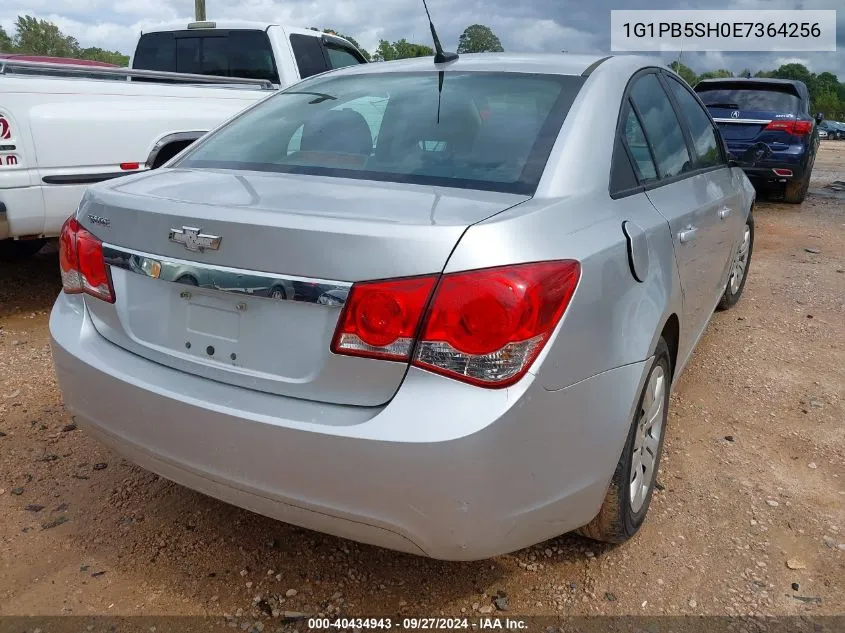 2014 Chevrolet Cruze Ls Manual VIN: 1G1PB5SH0E7364256 Lot: 40434943