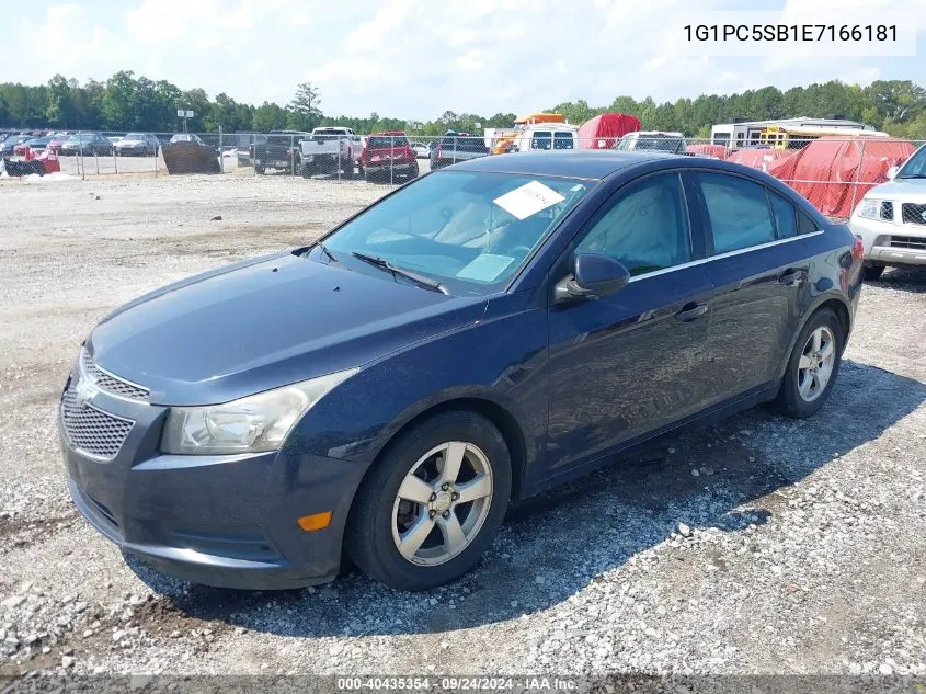 1G1PC5SB1E7166181 2014 Chevrolet Cruze 1Lt Auto