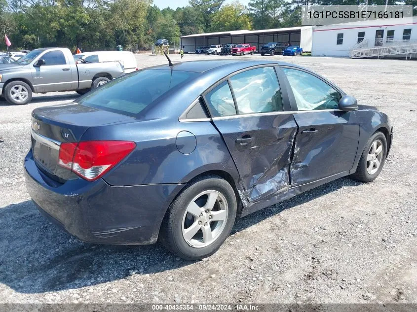 1G1PC5SB1E7166181 2014 Chevrolet Cruze 1Lt Auto