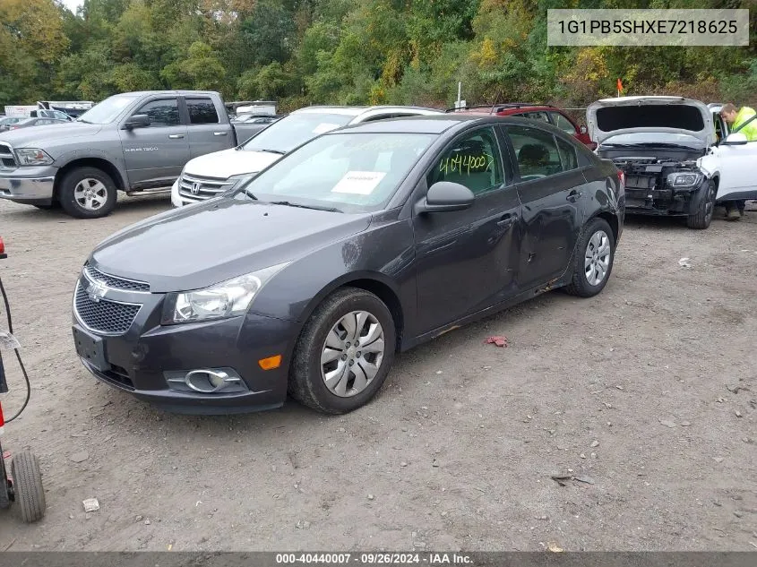 1G1PB5SHXE7218625 2014 Chevrolet Cruze Ls Manual