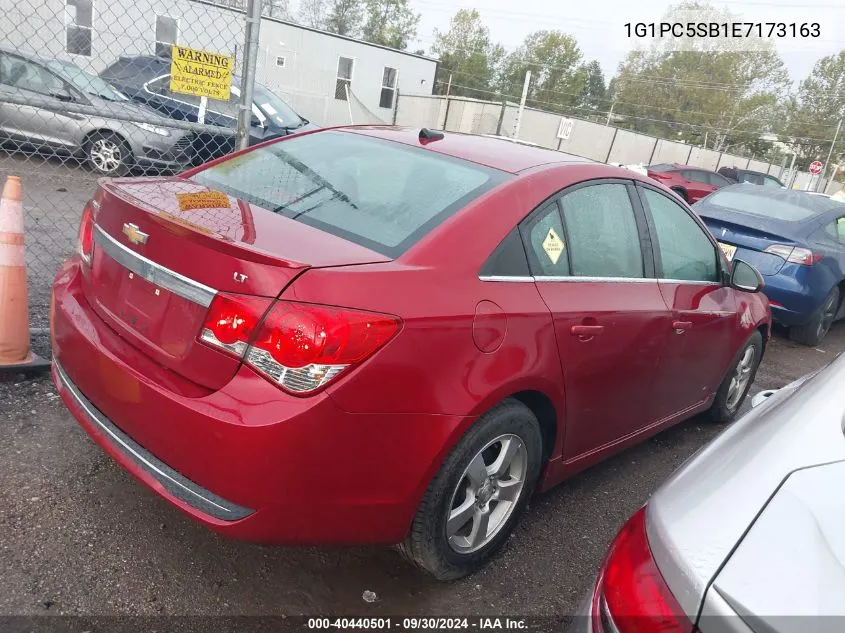 2014 Chevrolet Cruze Lt VIN: 1G1PC5SB1E7173163 Lot: 40440501