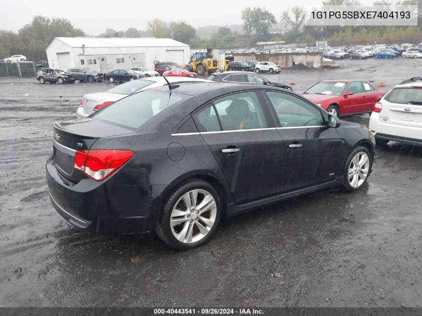 1G1PG5SBXE7404193 2014 Chevrolet Cruze Ltz