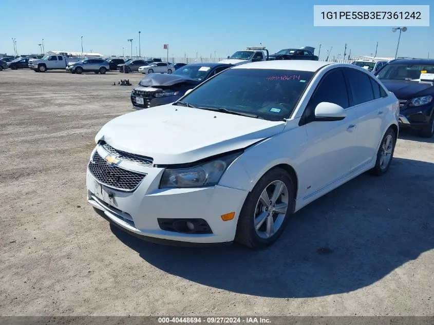 1G1PE5SB3E7361242 2014 Chevrolet Cruze 2Lt Auto