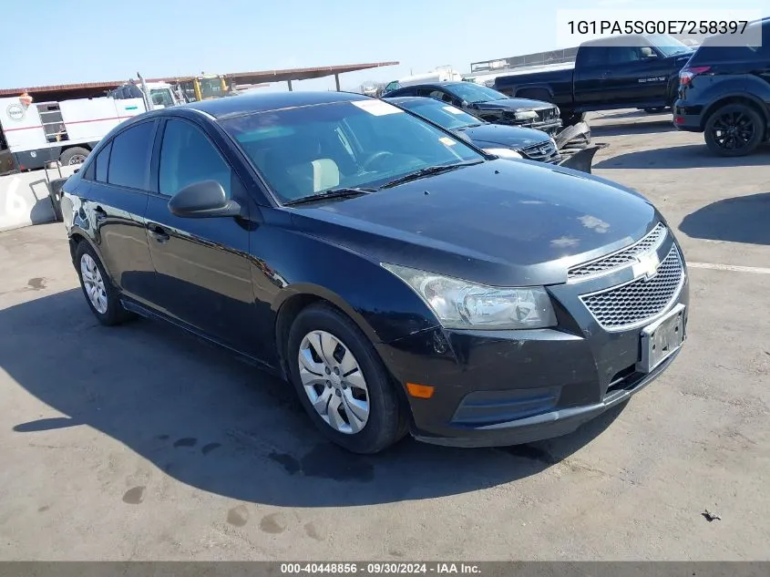 2014 Chevrolet Cruze Ls Auto VIN: 1G1PA5SG0E7258397 Lot: 40448856