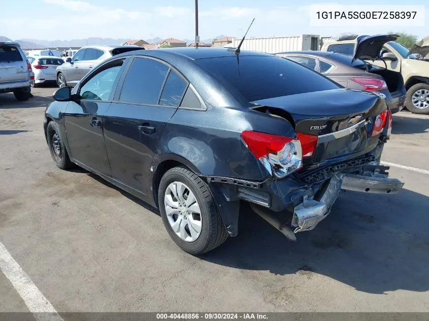 2014 Chevrolet Cruze Ls Auto VIN: 1G1PA5SG0E7258397 Lot: 40448856