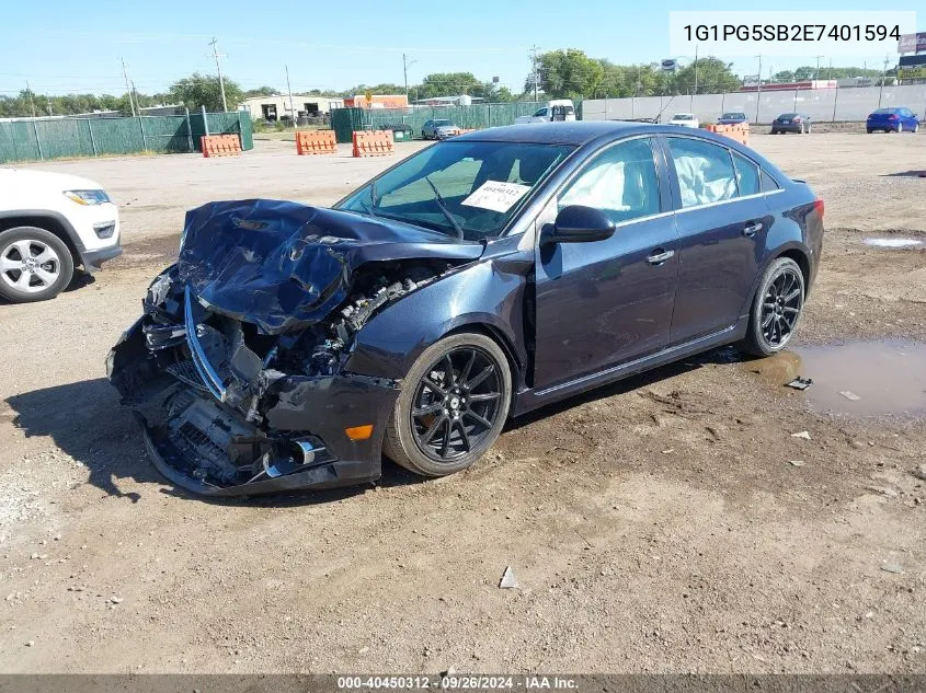 1G1PG5SB2E7401594 2014 Chevrolet Cruze Ltz