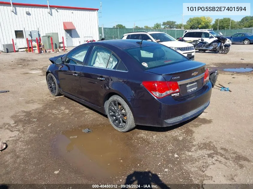 1G1PG5SB2E7401594 2014 Chevrolet Cruze Ltz