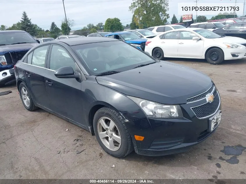 1G1PD5SBXE7211793 2014 Chevrolet Cruze 1Lt Manual