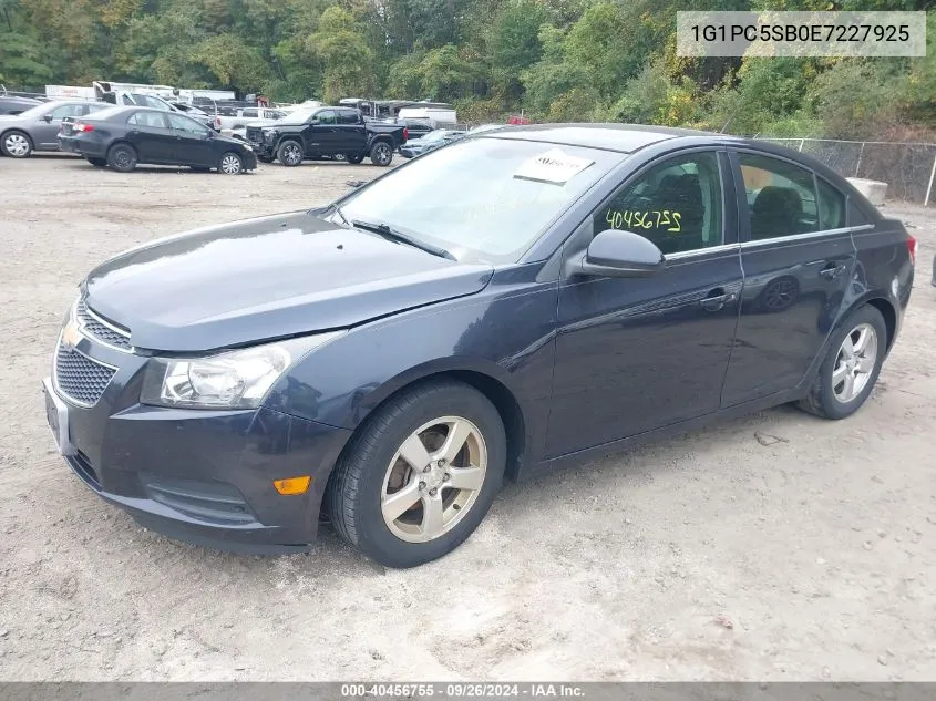 2014 Chevrolet Cruze 1Lt Auto VIN: 1G1PC5SB0E7227925 Lot: 40456755