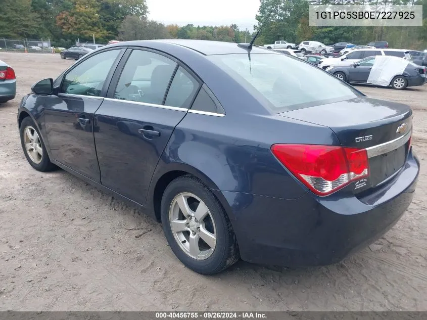 2014 Chevrolet Cruze 1Lt Auto VIN: 1G1PC5SB0E7227925 Lot: 40456755