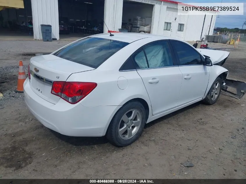 2014 Chevrolet Cruze Lt VIN: 1G1PK5SB9E7389524 Lot: 40466380