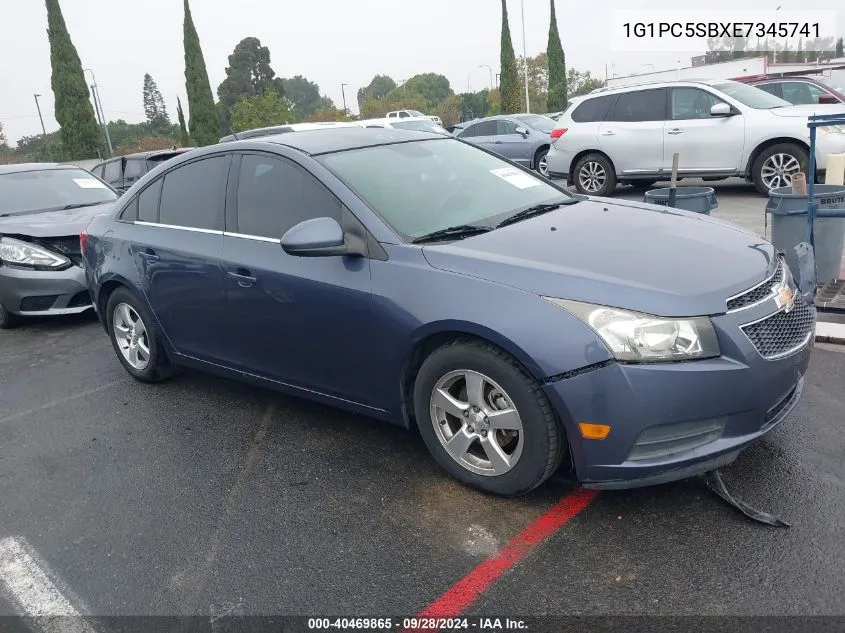 2014 Chevrolet Cruze 1Lt Auto VIN: 1G1PC5SBXE7345741 Lot: 40469865