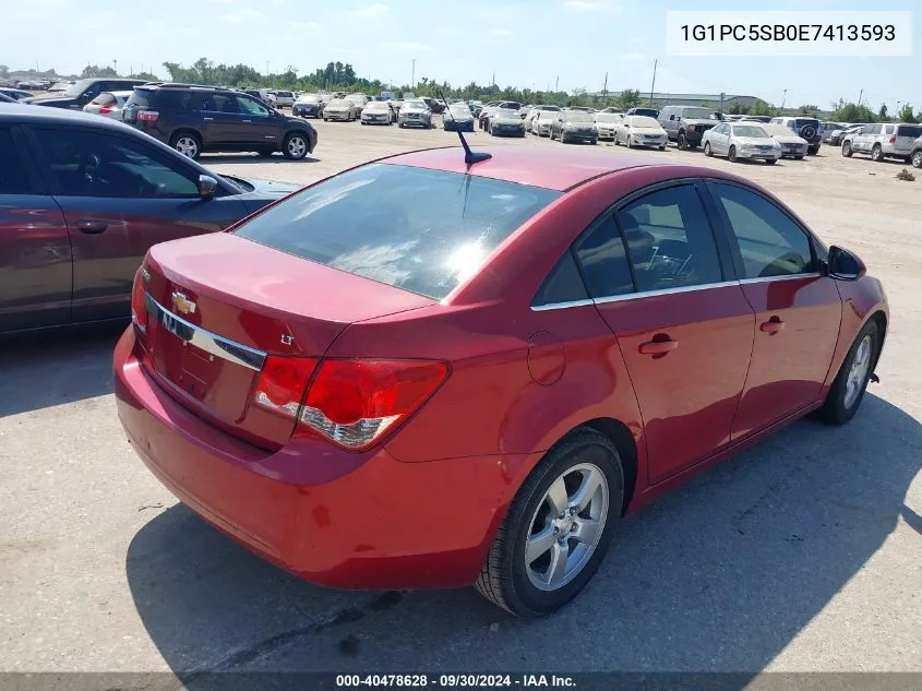 2014 Chevrolet Cruze 1Lt Auto VIN: 1G1PC5SB0E7413593 Lot: 40478628