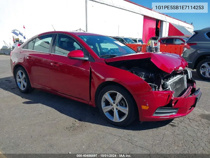 2014 Chevrolet Cruze 2Lt Auto VIN: 1G1PE5SB1E7114253 Lot: 40486897