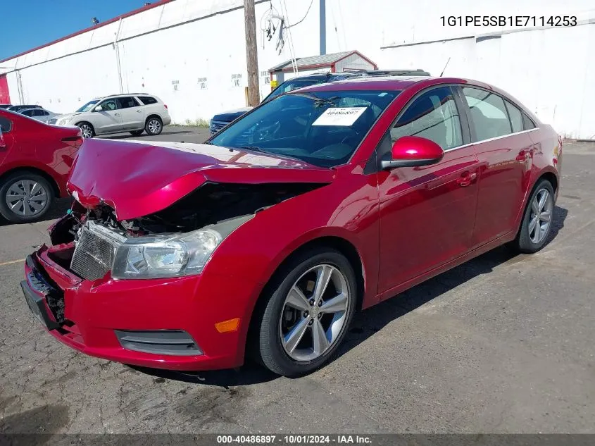 2014 Chevrolet Cruze 2Lt Auto VIN: 1G1PE5SB1E7114253 Lot: 40486897