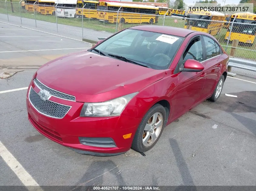 2014 Chevrolet Cruze 1Lt Auto VIN: 1G1PC5SB2E7387157 Lot: 40521707