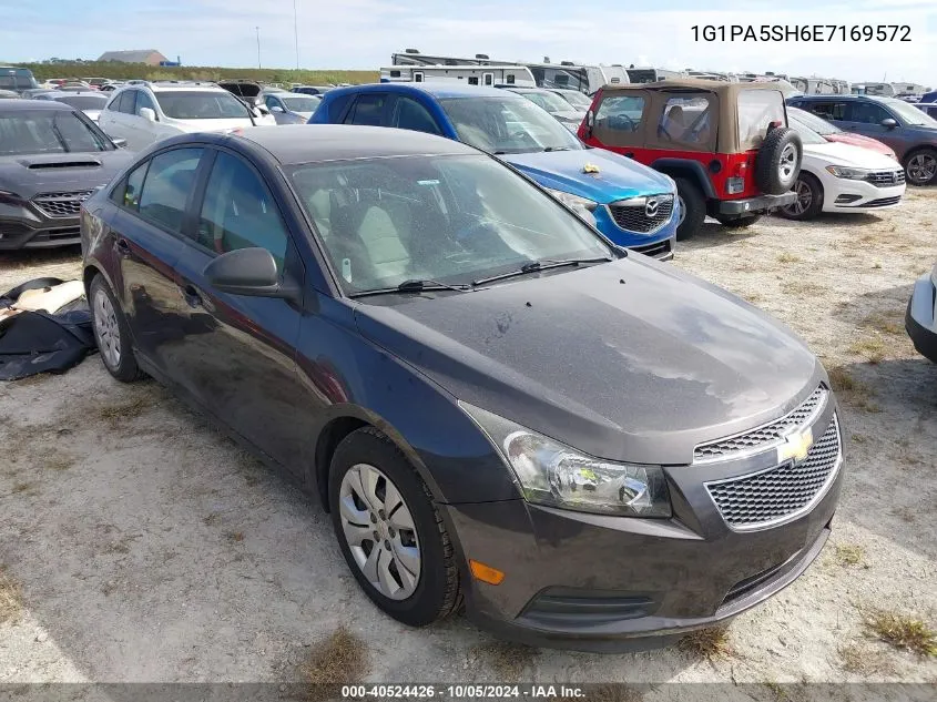 1G1PA5SH6E7169572 2014 Chevrolet Cruze Ls