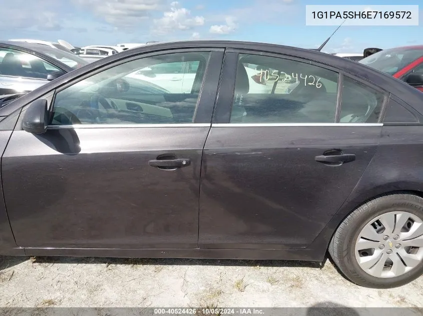 1G1PA5SH6E7169572 2014 Chevrolet Cruze Ls