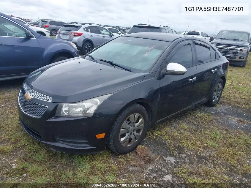 2014 Chevrolet Cruze Ls VIN: 1G1PA5SH3E7487701 Lot: 40526265